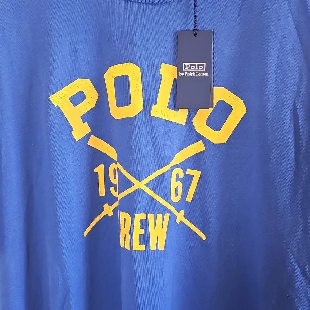 Polo by Ralph Lauren 1967 Crew Blue T-Shirt. - Picture 2 of 7